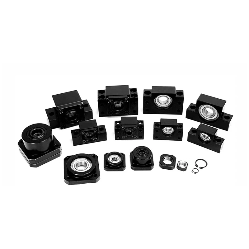 Diseño de soporte para el extremo del tornillo de bola